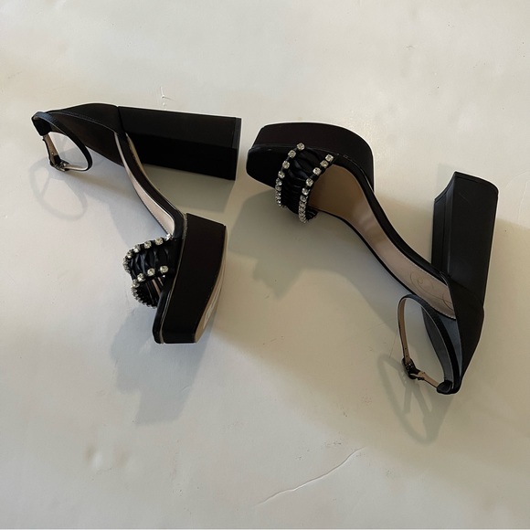 Sam Edelman Women’s Rhinestone Platform Sandals - Picture 13 of 13